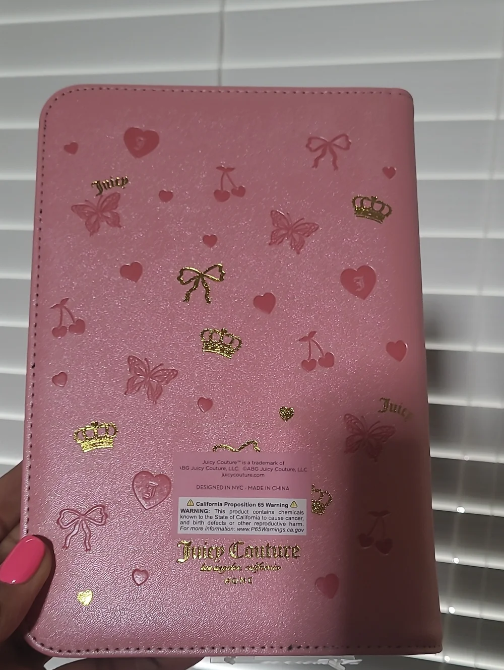 Juicy Couture Pink Keep It Juicy 18-Month Planner with Gold Pen